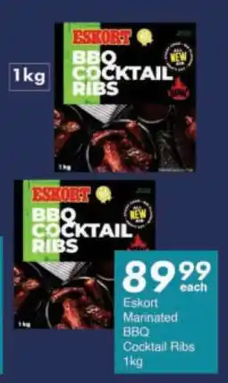 President Hyper Eskort Marinated BBQ Cocktail Ribs 1kg offer