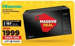 HiFi Corp Hisense 45L Electronic Microwave H45MOBS5X offer