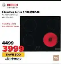HiFi Corp Bosch 60cm Hob Series 4 PKE611BA2E offer