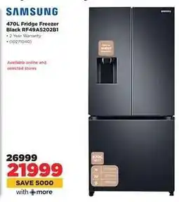 HiFi Corp 470L Fridge Freezer Black RF49A5202B1 offer