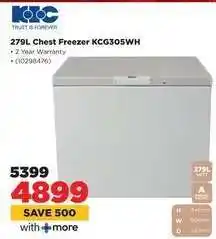 HiFi Corp 279L Chest Freezer KCG305WH offer