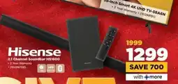 HiFi Corp Hisense 2.1 Channel Soundbar HS1800 offer
