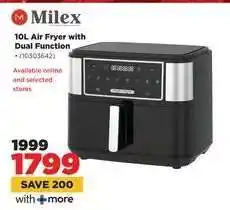 HiFi Corp Milex 10L Air Fryer with Dual Function offer