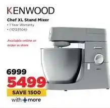 HiFi Corp KENWOOD Chef XL Stand Mixer offer
