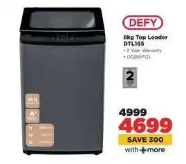 HiFi Corp Defy 8kg Top Loader DTL165 offer