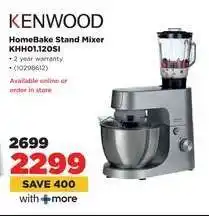 HiFi Corp KENWOOD HomeBake Stand Mixer KHH01.120SI offer