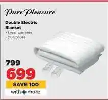 HiFi Corp Pure Pleasure Double Electric Blanket offer