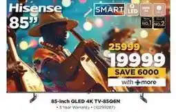 HiFi Corp Hisense 85-inch QLED 4K TV-85Q6N offer