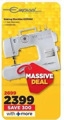 HiFi Corp Empisal Sewing Machine EXP889 offer