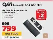 HiFi Corp 4k Google Streaming TV Stick Leap-S2 offer