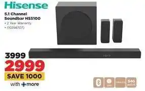 HiFi Corp Hisense 5.1 Channel Soundbar HS5100 offer