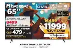 HiFi Corp 65-inch Smart QLED TV-Q7N offer