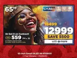 HiFi Corp 65-inch Smart QLED 4K-65Q60D offer