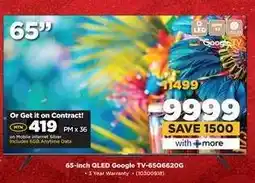 HiFi Corp 65-inch QLED Google TV-65Q6620G offer