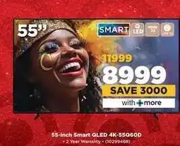 HiFi Corp 55-Inch Smart QLED 4K-55Q60D offer