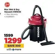 HiFi Corp Max Wet & Dry Vacuum HWD35 offer