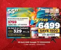 HiFi Corp 40-inch FHD Google TV-40ES500G offer