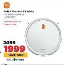 HiFi Corp Robot Vacuum E5 White offer