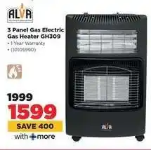 HiFi Corp 3 Panel Gas Electric Gas Heater GH309 offer
