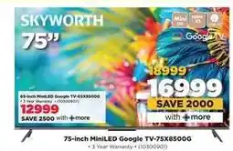 HiFi Corp 75-inch MiniLED Google TV-75X8500G offer