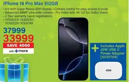 Incredible Connection iPhone 16 Pro Max 512GB offer
