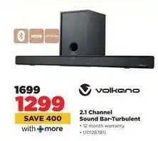 HiFi Corp Volkano 2.1 Channel Sound Bar-Turbulent offer