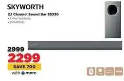 HiFi Corp SKYWORTH 2.1 Channel Sound Bar SS330 offer