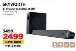 HiFi Corp SKYWORTH 2.1 Channel Sound Bar SS630 offer