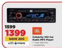HiFi Corp JBL Celebrity 100 Car Radio MP3 Player offer