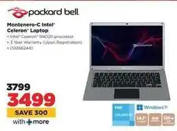 HiFi Corp Packard Bell Montenero-C Intel Celeron Laptop offer