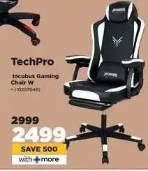 HiFi Corp TechPro Incubus Gaming Chair W offer