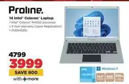 HiFi Corp Proline 14 Intel Celeron Laptop offer