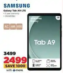 HiFi Corp Samsung Galaxy Tab A9 LTE offer