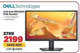 HiFi Corp Dell Technologies 21.8-inch SE2225H FHD Monitor offer
