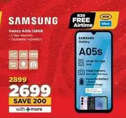 HiFi Corp Samsung Galaxy A05s 128GB offer