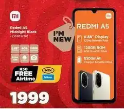 HiFi Corp Redmi A5 Midnight Black offer