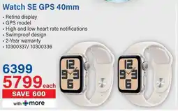Watch SE GPS 40mm