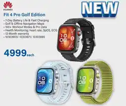 Incredible Connection HUAWEI Fit 4 Pro Golf Edition offer