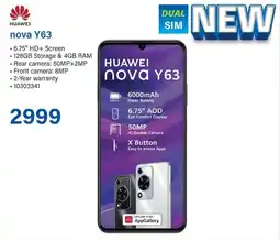 Incredible Connection HUAWEI Nova Y63 offer