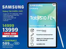 Incredible Connection SAMSUNG Galaxy Tab S10FE+ WiFi offer