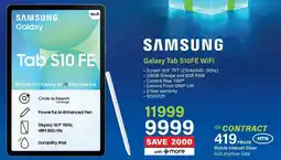 Incredible Connection SAMSUNG Galaxy Tab S10FE WiFi offer