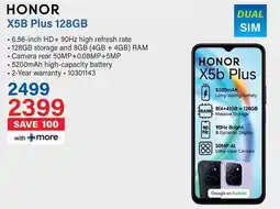 Incredible Connection HONOR X5B Plus 128GB offer