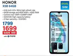 Incredible Connection HONOR X5B 64GB offer