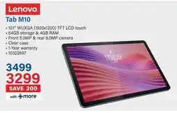 Incredible Connection Lenovo Tab M10 offer