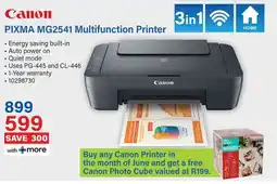 Incredible Connection Canon PIXMA MG2541 Multifunction Printer offer