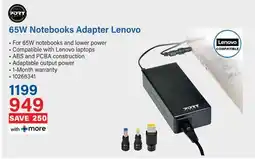 Incredible Connection PORT 65W Notebooks Adapter Lenovo offer