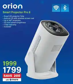 Incredible Connection Orion Smart Projector Pro 8 offer