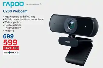 Incredible Connection Rapoo C260 Webcam offer