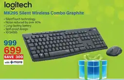 Incredible Connection Logitech MK295 Silent Wireless Combo Graphite offer