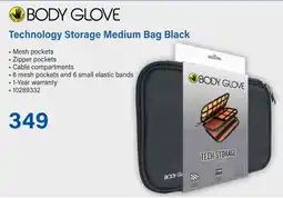 Incredible Connection BODY GLOVE Technology Storage Medium Bag Black offer